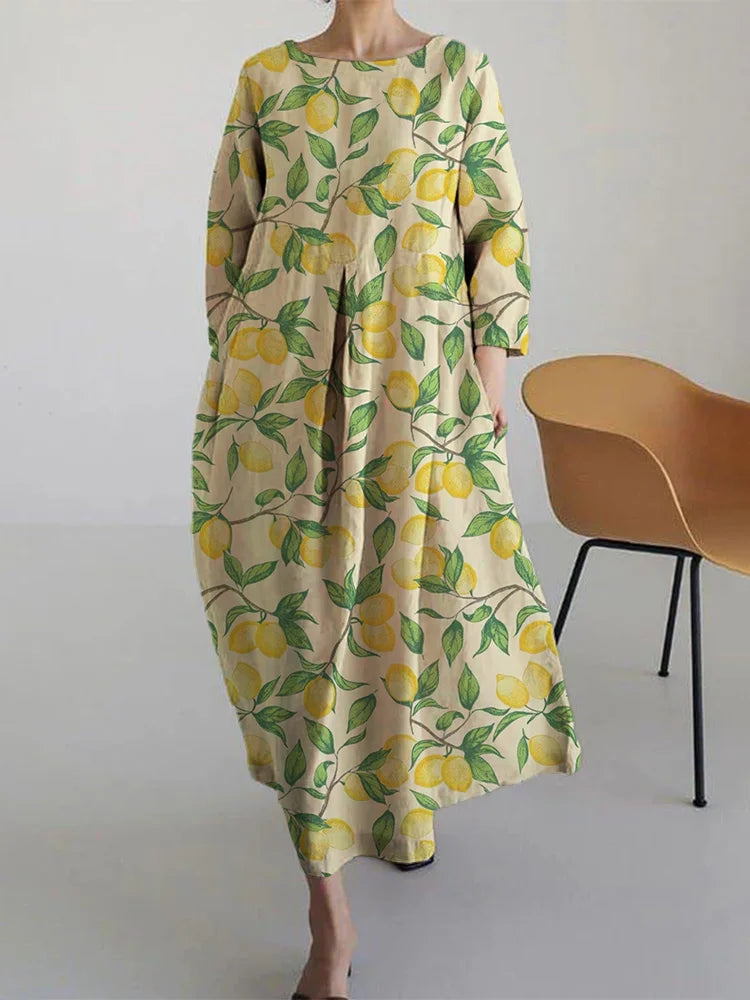 AURORA | Midikleid mit floralem Design, luftigem Komfort und mediterranem Stil - perfekt für den Sommer